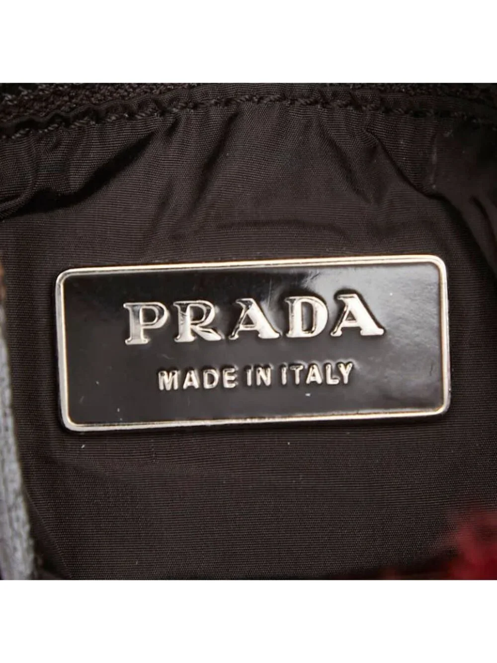 Prada Sports Crossbody Mini Shoulder Bag Bordeaux Nylon Fur